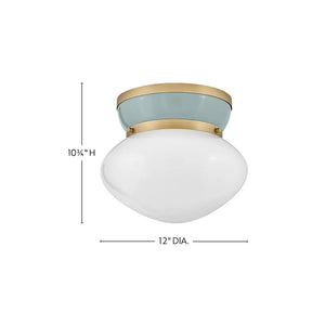 Lucy Flush Mount Brass