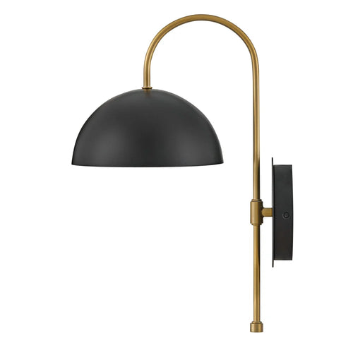 Lou Single Sconce Black