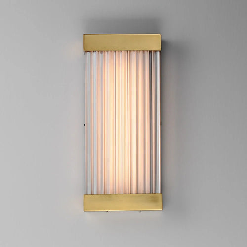 Acropolis Led Outdoor Sconce Brass