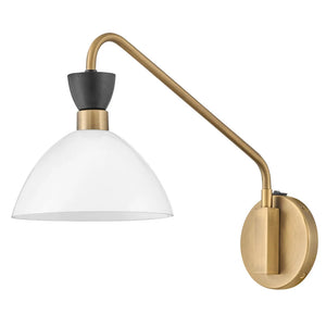 Simon Medium Single Sconce Brass