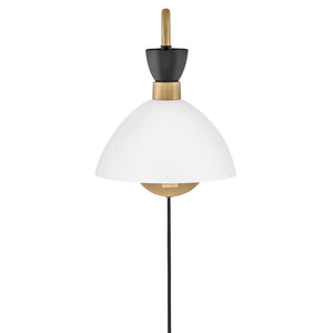 Simon Medium Single Sconce Brass