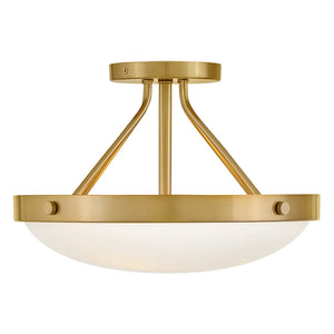 Gus Semi Flush Gold