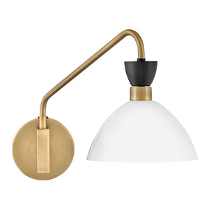 Simon Medium Single Sconce Brass