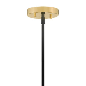 Auggie Adjustable Chandelier Brass