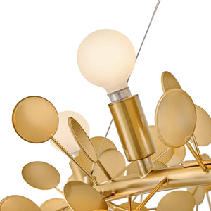 Lolli Chandelier Brass