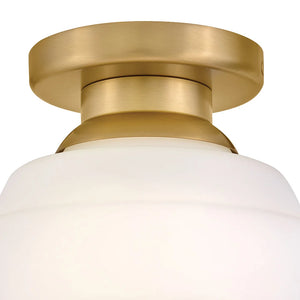 Penny Extra Small Flush Mount Brass