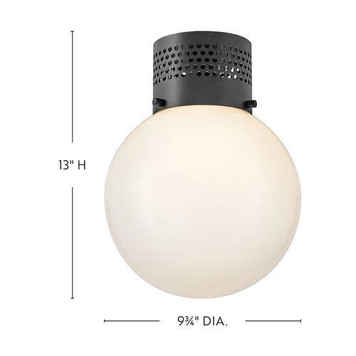 Taj Flush Mount Black