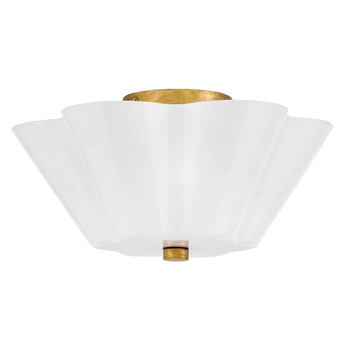Honey Semi Flush Brass