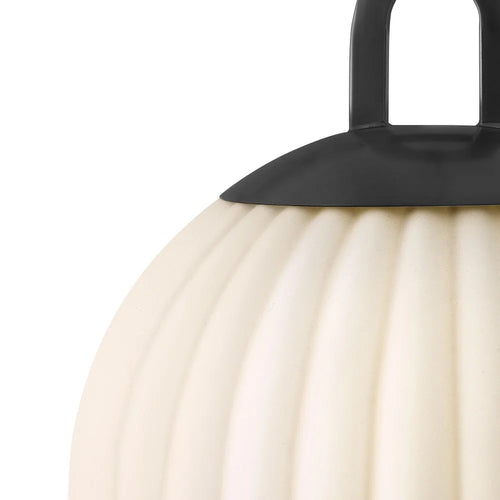 Paige Glass Pendant Black