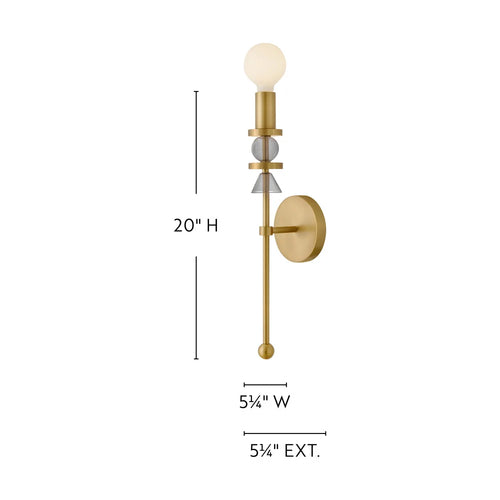 Prim Large Single Sconce