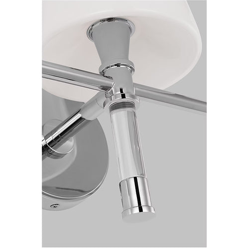 Hanover 3-Light Bath Sconce Nickel