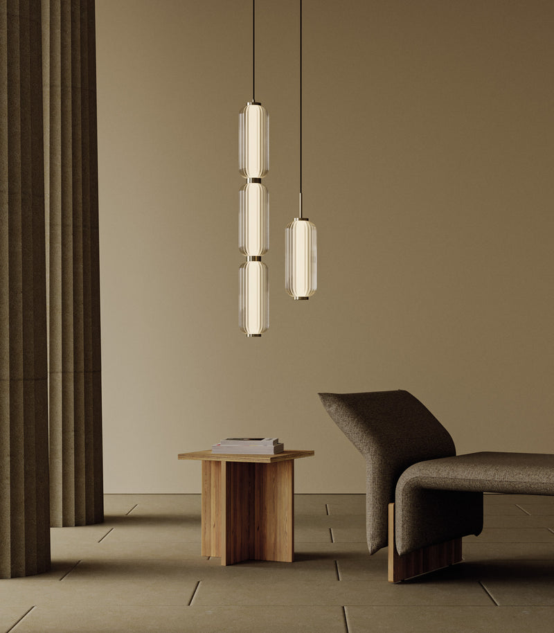 Elma Linear Pendant Black