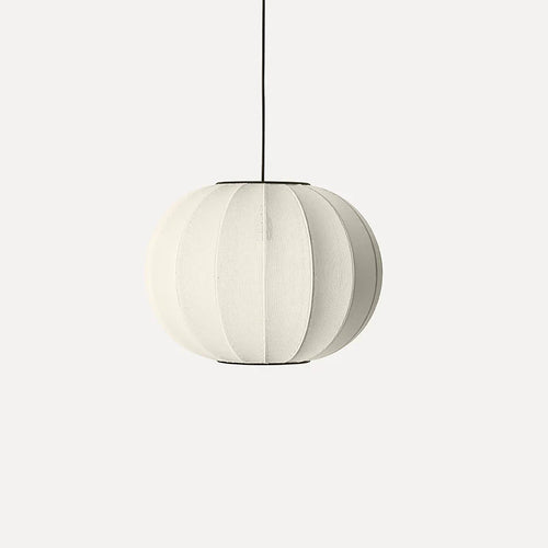 Knit Wit 45 Round Pendant White