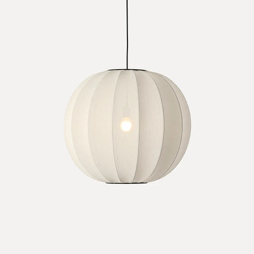 Knit Wit 60 Round Pendant White