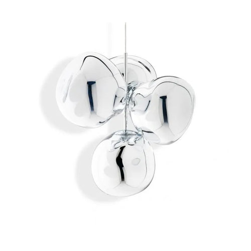 Melt Led Small Chandelier Chrome