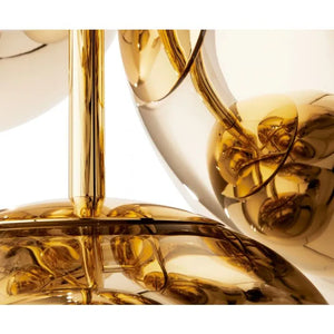 Melt Led Small Chandelier Gold