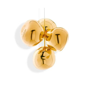 Melt Led Small Chandelier Gold