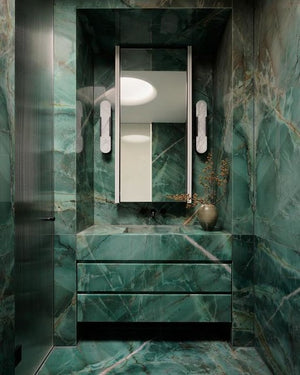Melange Elongated Sconce Nickel