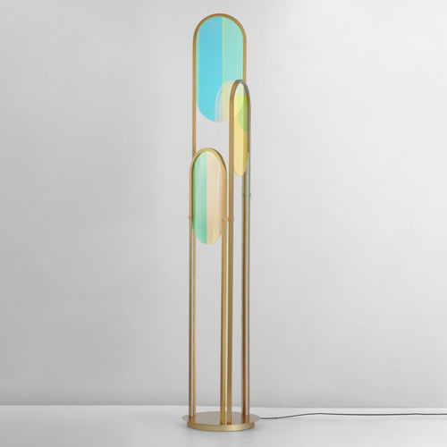 Trance Floor Lamp Brass