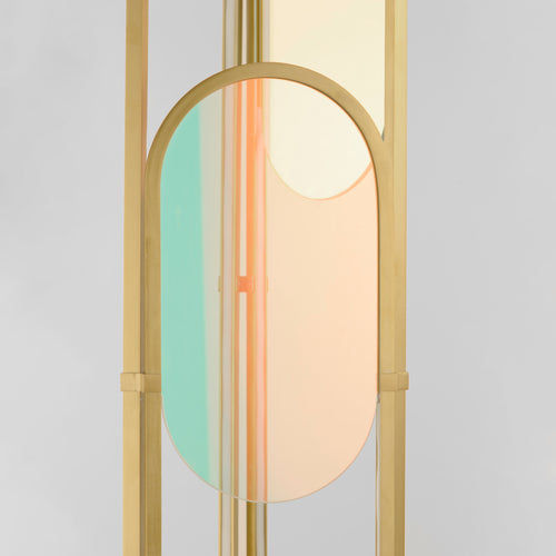 Trance Floor Lamp Brass