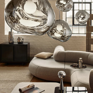 Melt Mini Pendant Light Silver