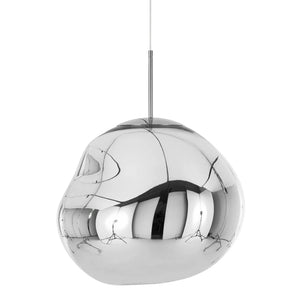 Melt Medium Pendant Silver