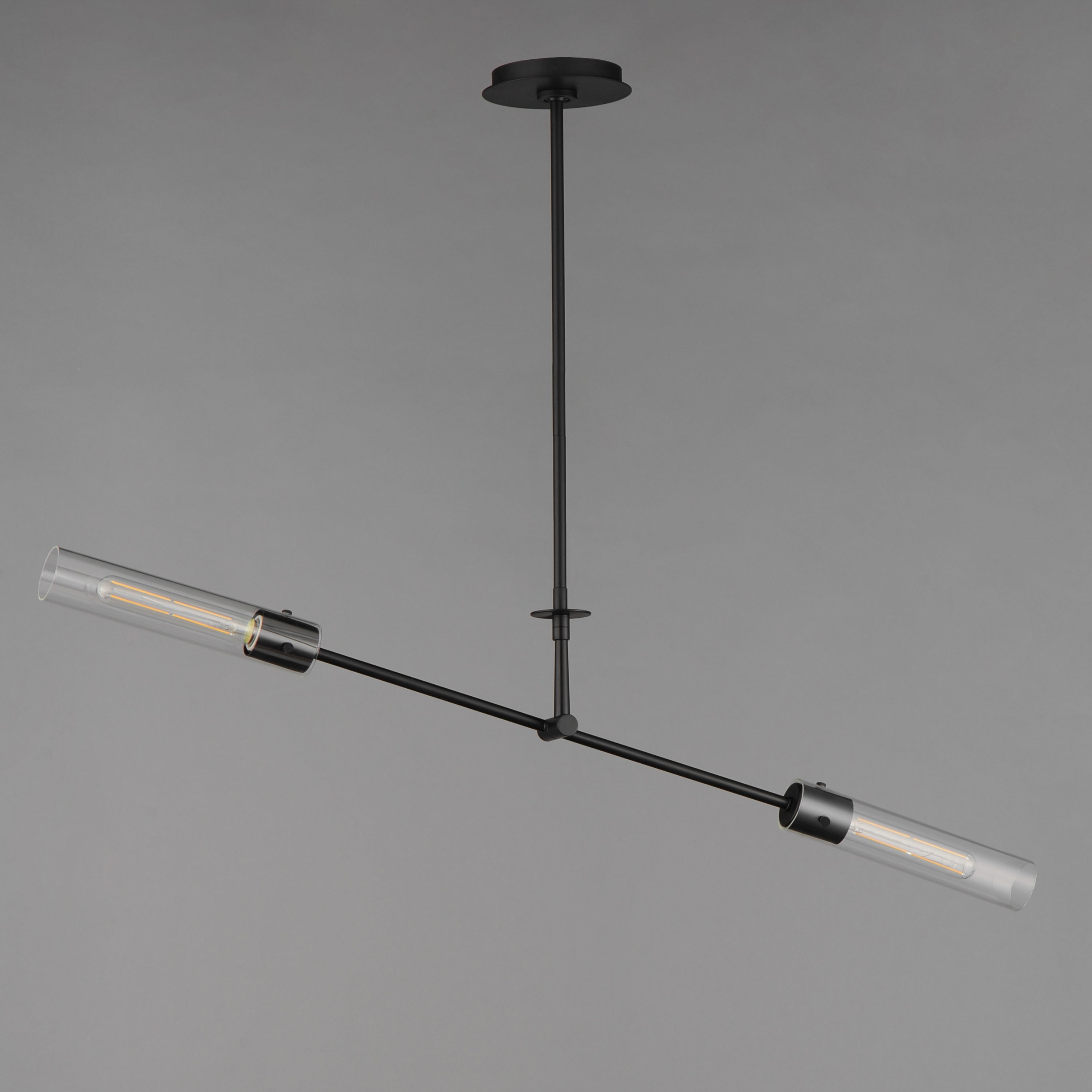 Equilibrium 2 Light Pendant Black
