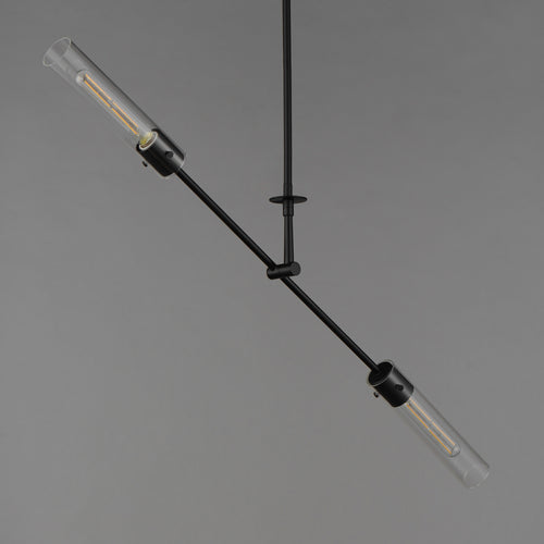Equilibrium 2 Light Pendant Black
