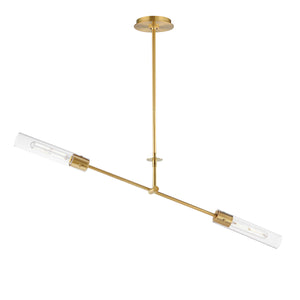 Equilibrium 2 Light Pendant Gold