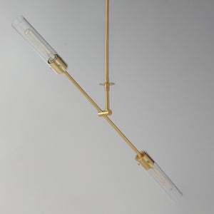 Equilibrium 2 Light Pendant Gold