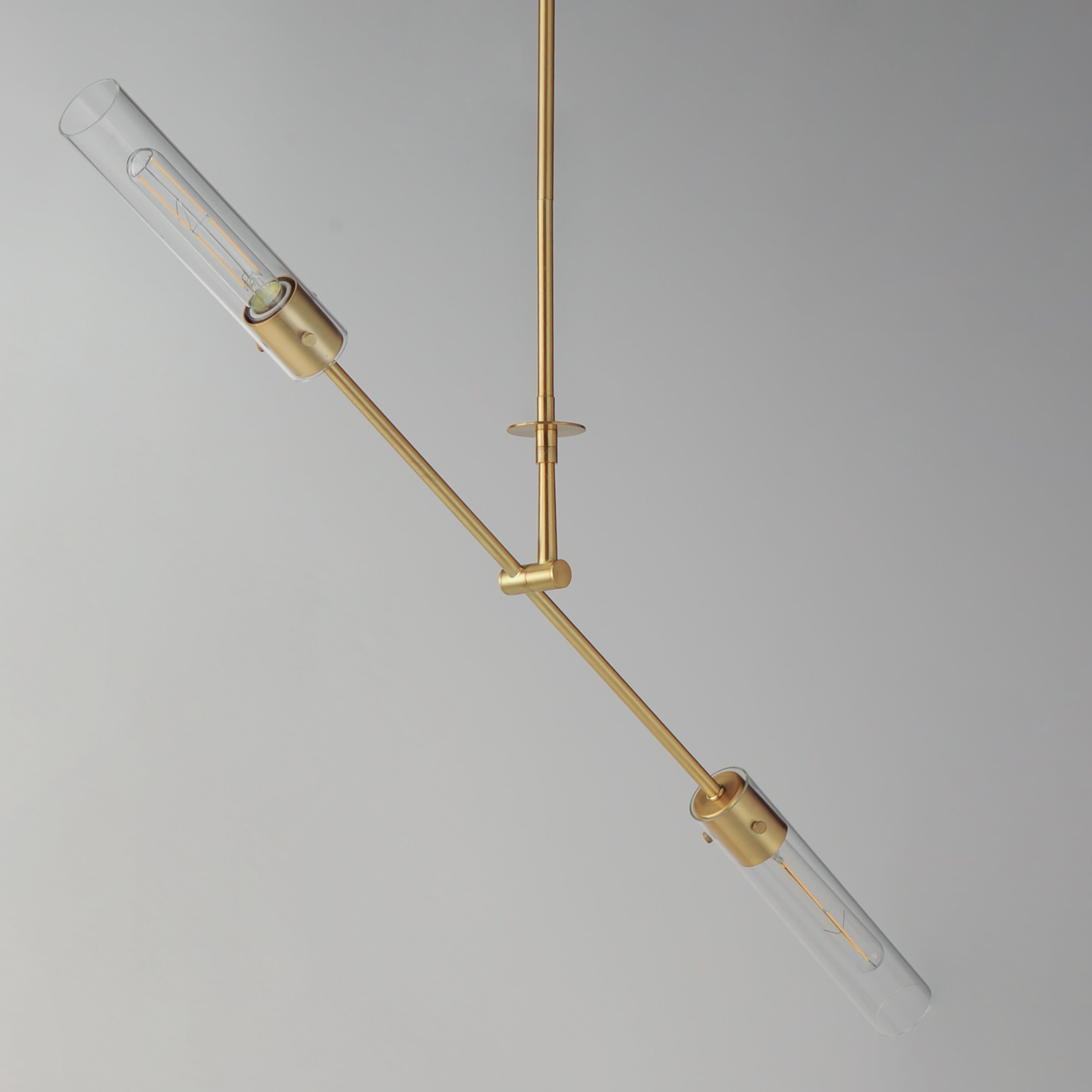 Equilibrium 2 Light Pendant Gold