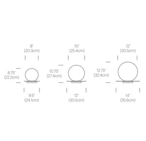 Bola Sphere Table 8