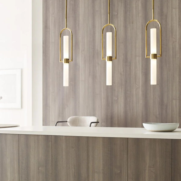 Calumn Pendant Brass