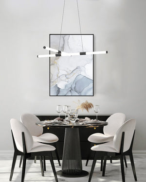 Akari L Chandelier Black
