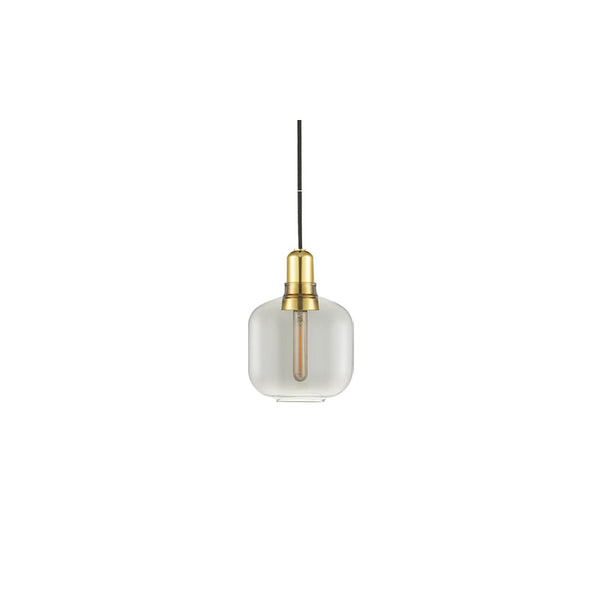 Amp Lamp Small Smoke/Brass