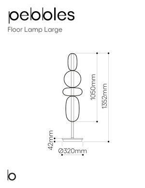 Pebbles Floor Lamp C3