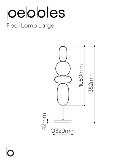 Pebbles Floor Lamp C3