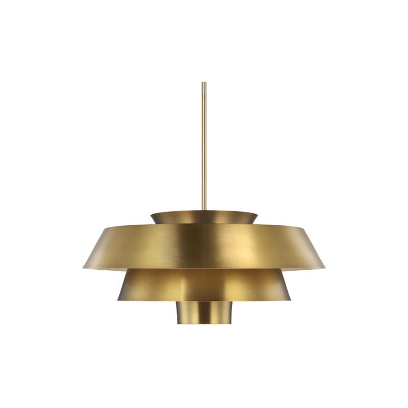 Brisbin Large Pendant Burnished Brass