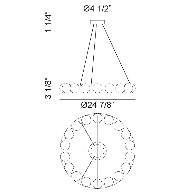 Oni Chandelier 63