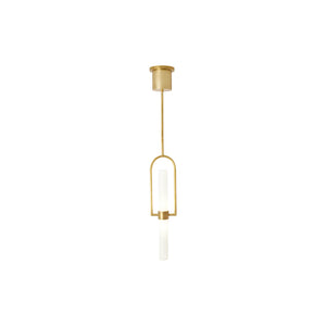 Calumn Pendant Brass
