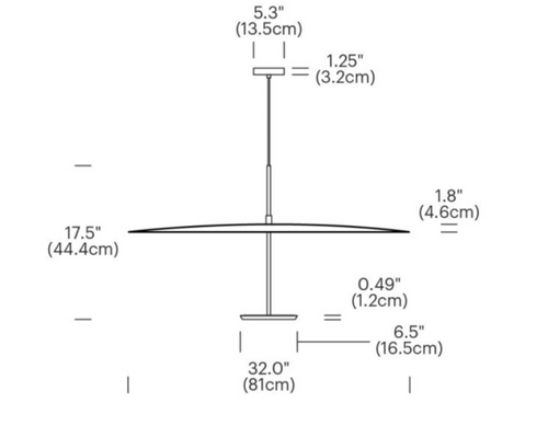 Sky Dome Metal Pendant 32