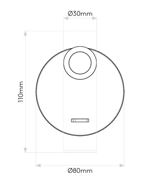 Enna Surface LED Black