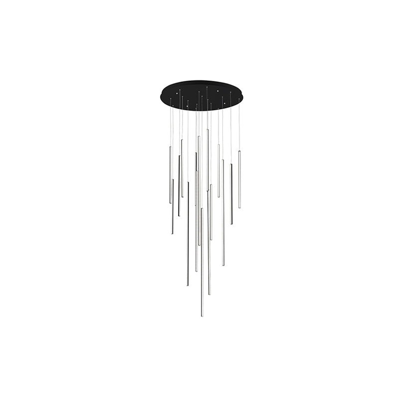 Chute Chandelier Large Black