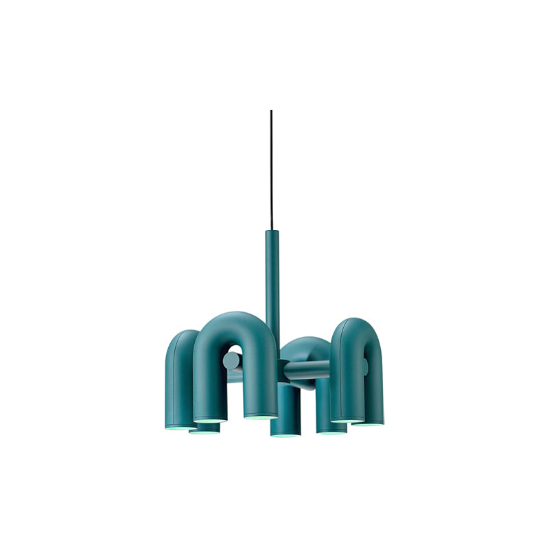 Cirkus Small Chandelier Green