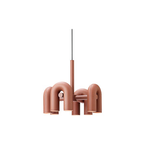 Cirkus Small Chandelier Terracotta