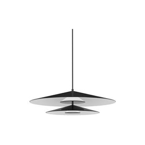 Cruz Double Pendant Black