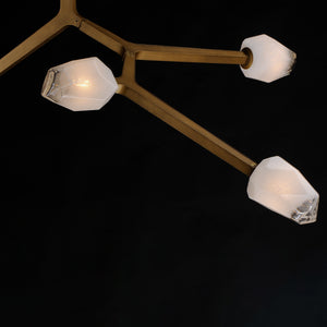 Blossom 5 Light Pendant Brass