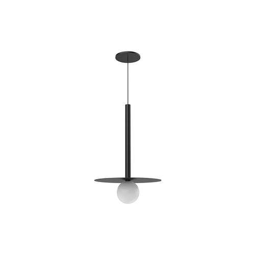 Elixir Pendant Globe + Disc Black