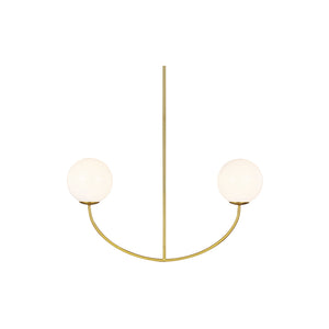Galassia Two Light Linear Chandelier