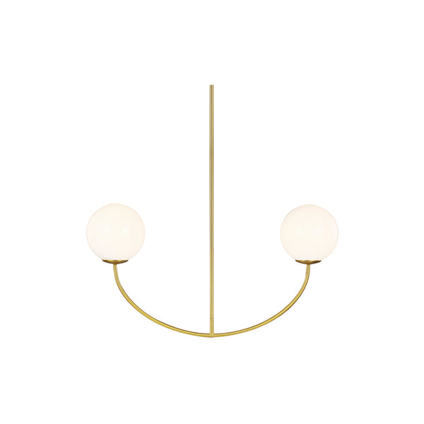 Galassia Two Light Linear Chandelier